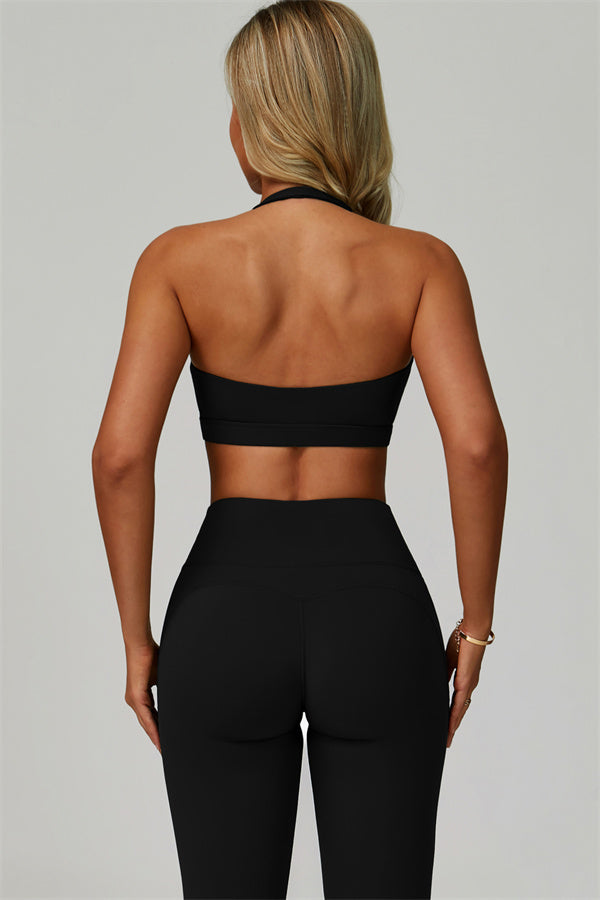 The Bold Halter Sports Bra Leggings 2-Piece Set