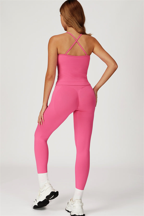 The Sculpt Crop Top Leggings 2-Piece Set