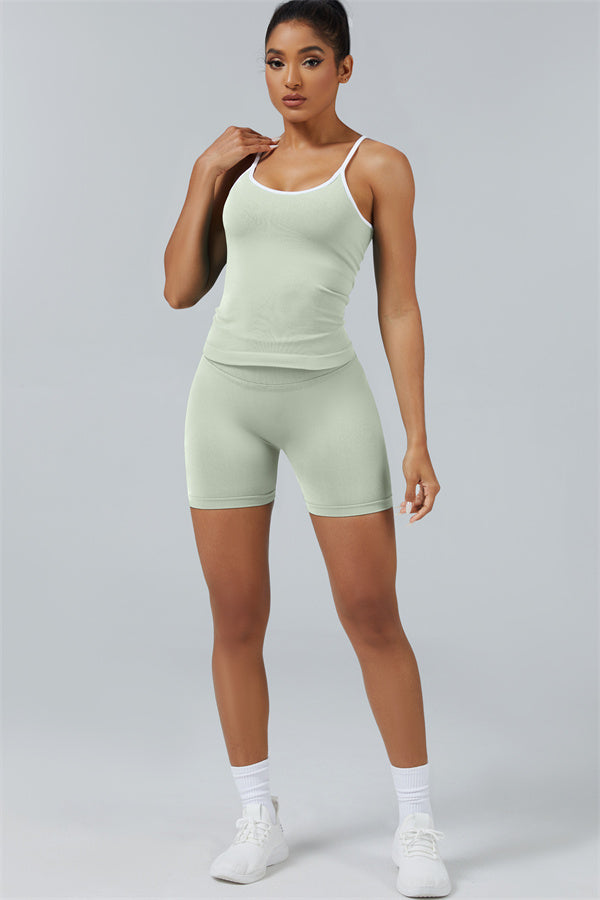 The Elevate New Crop Top Shorts 2-Piece Set