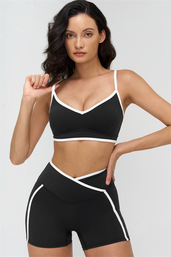 The Crave Contrast Sports Bra