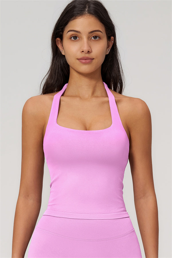 The Empower Halter Crop Top