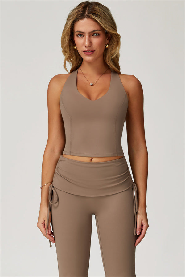 The Echo Tank Top Flared Leggings 2-Piece Set