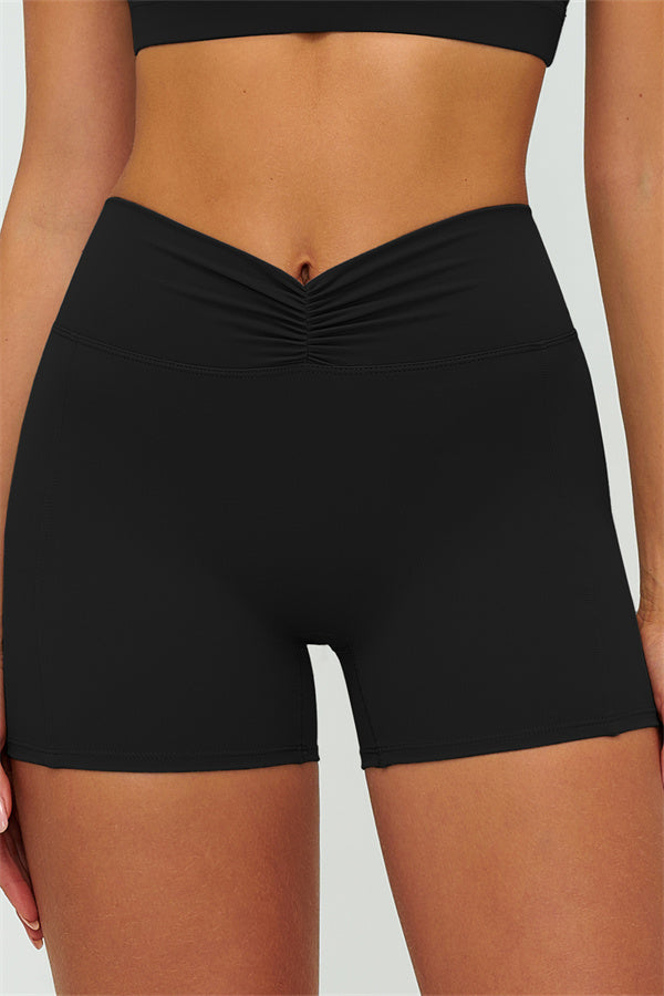 The Lushness V-Back Sports Bra Shorts 2-Piece Set