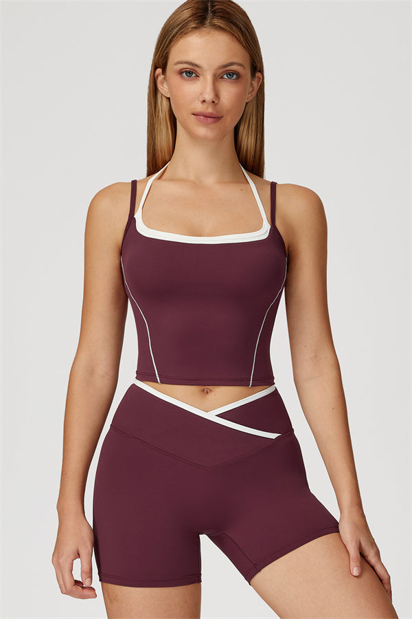 The Radiant Crop Top Shorts 2-Piece Set