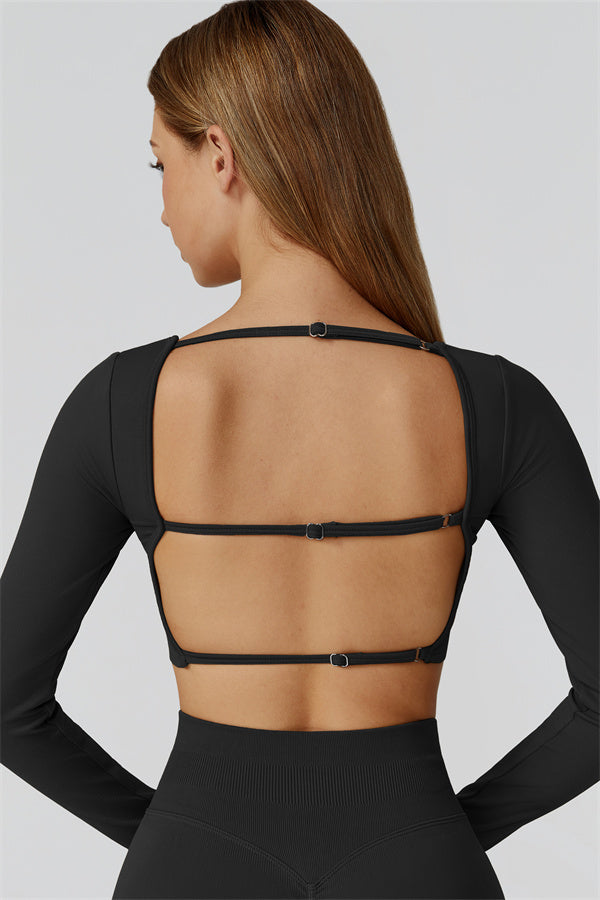 The Reign Long Sleeve Crop Top