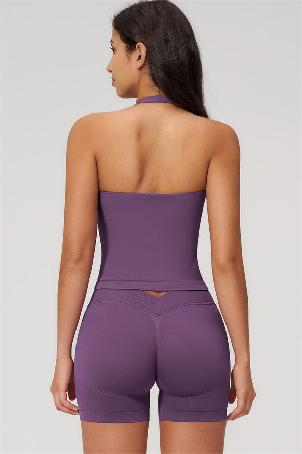 The Empower Halter Crop Top