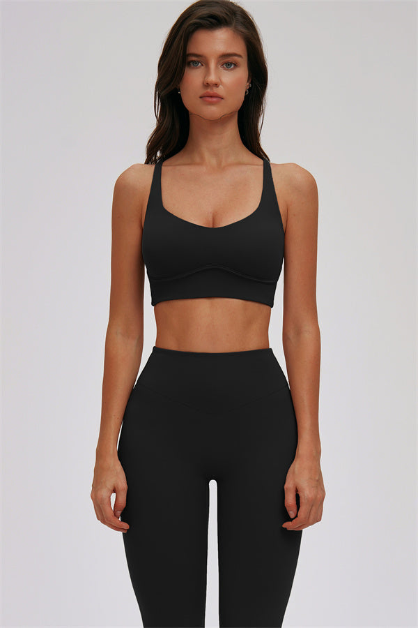 The Kinetic Cross Back Sports Bra Leggings 2-Piece Set
