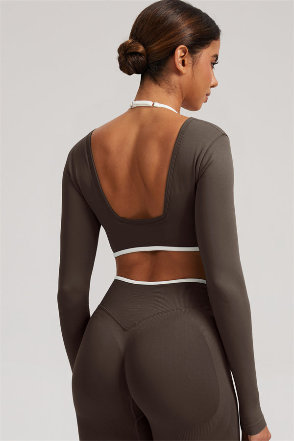 The Elevate Long Sleeve Crop top