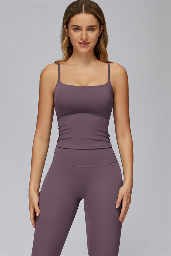 The FlexCore Crop Tank Capri Leggings 2-Piece Set