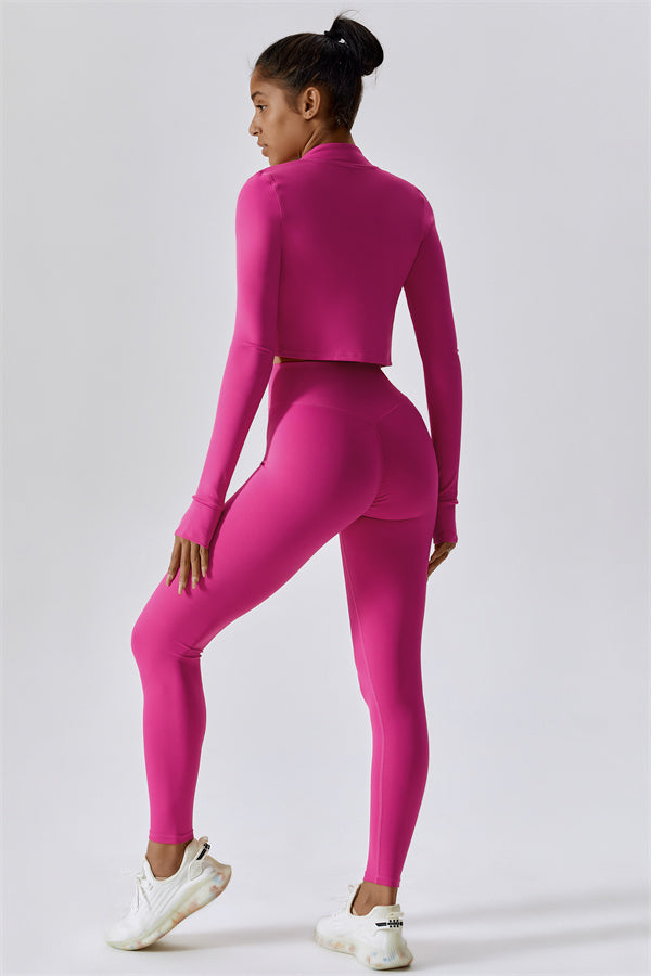 The Eloise Jacket Sports Bra Leggings 3-Piece Set