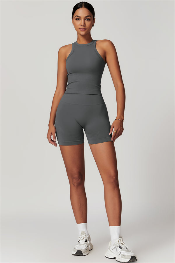 The Delight Crop Top Shorts 2-Piece Set