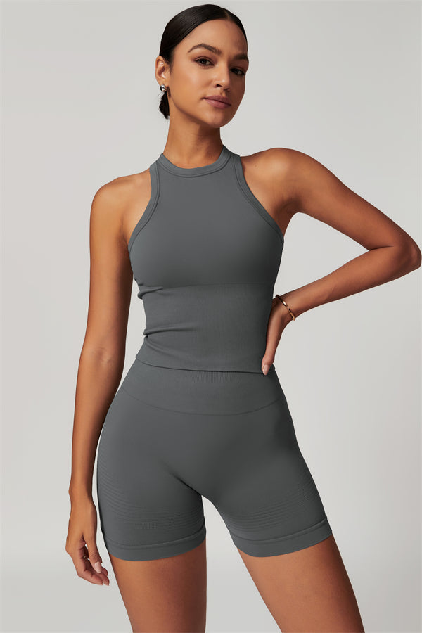 The Delight Crop Top Shorts 2-Piece Set