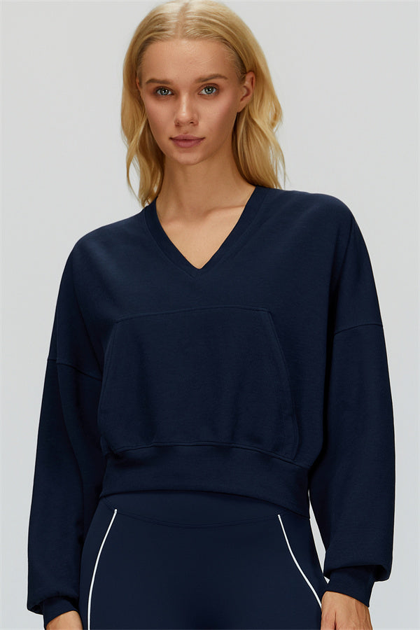 The Whisper V-Neck Hoodie