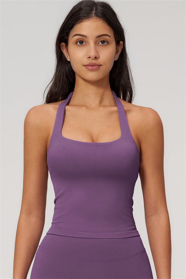 The Empower Halter Crop Top