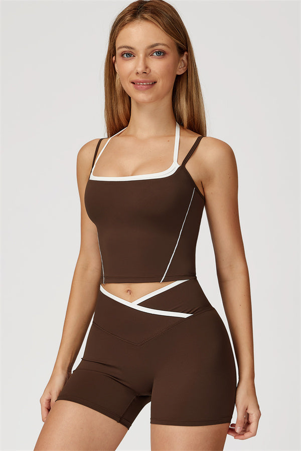 The Radiant Crop Top Shorts 2-Piece Set