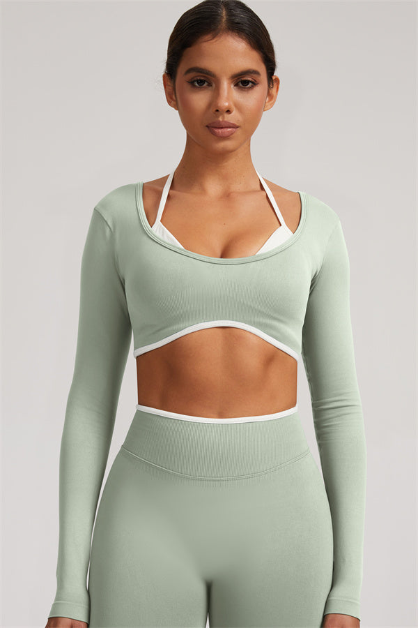 The Elevate New Long Sleeve Crop top