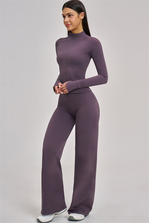 The Swoon Jacket Flared Leggings 2-Piece Set