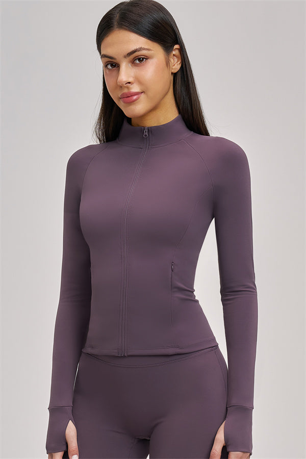 The Swoon Jacket Sports Bra Flared Leggings 3-Piece Set