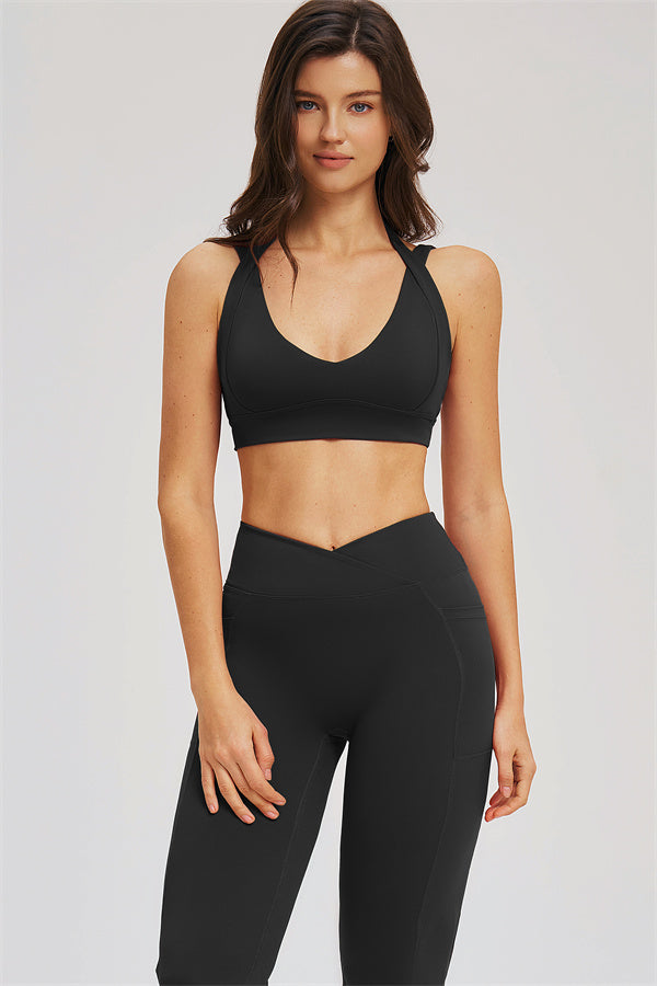 The Sizzle Sports Bra Flared Leggings 2-Piece Set