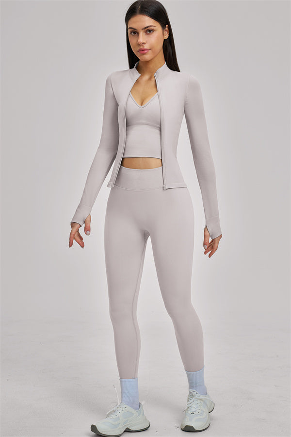 The Vision Jacket Tank Top Leggings 3-Piece Set