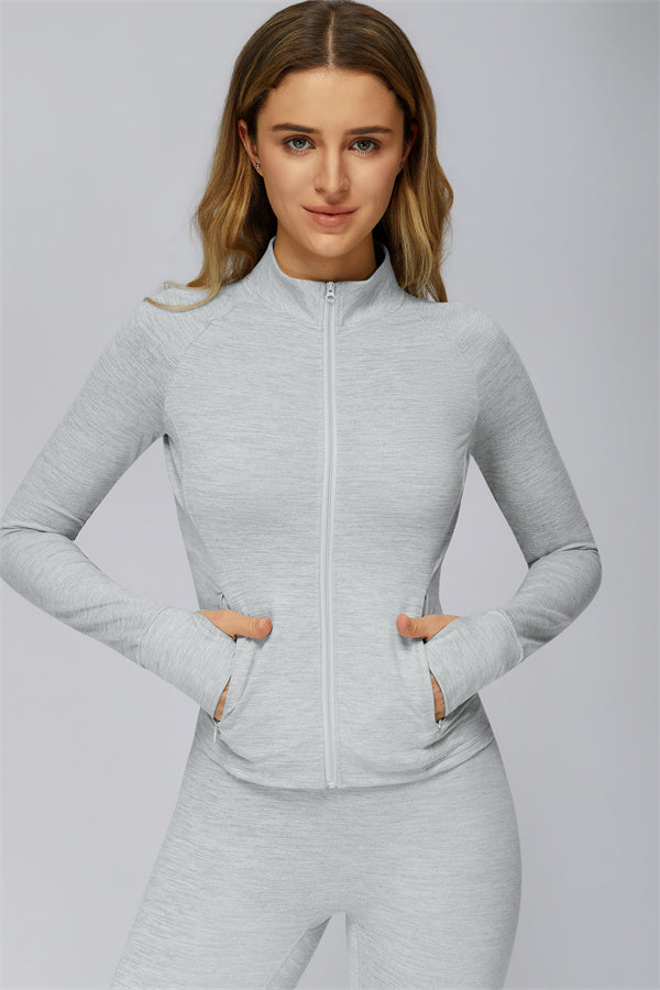 The Radiance Jacket Sports Bra Leggings 3-Piece Set