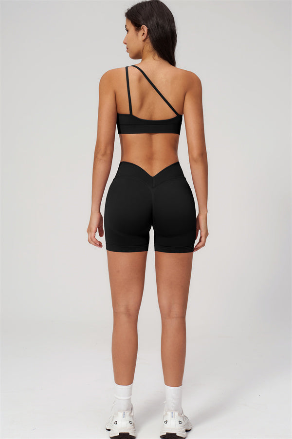 The Empower One-Shoulder Sports Bra