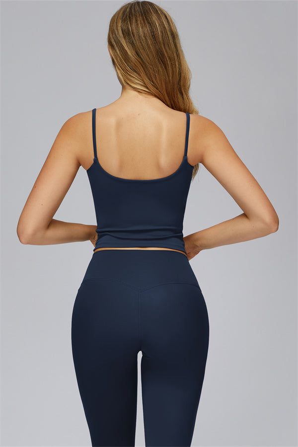 The FlexCore Crop Tank Capri Leggings 2-Piece Set