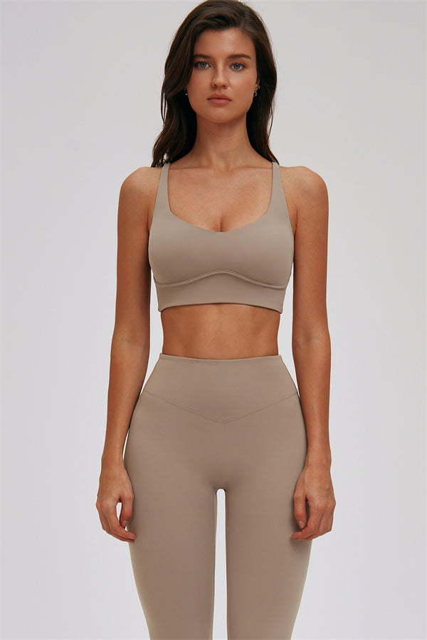 The Kinetic Cross Back Sports Bra Leggings 2-Piece Set