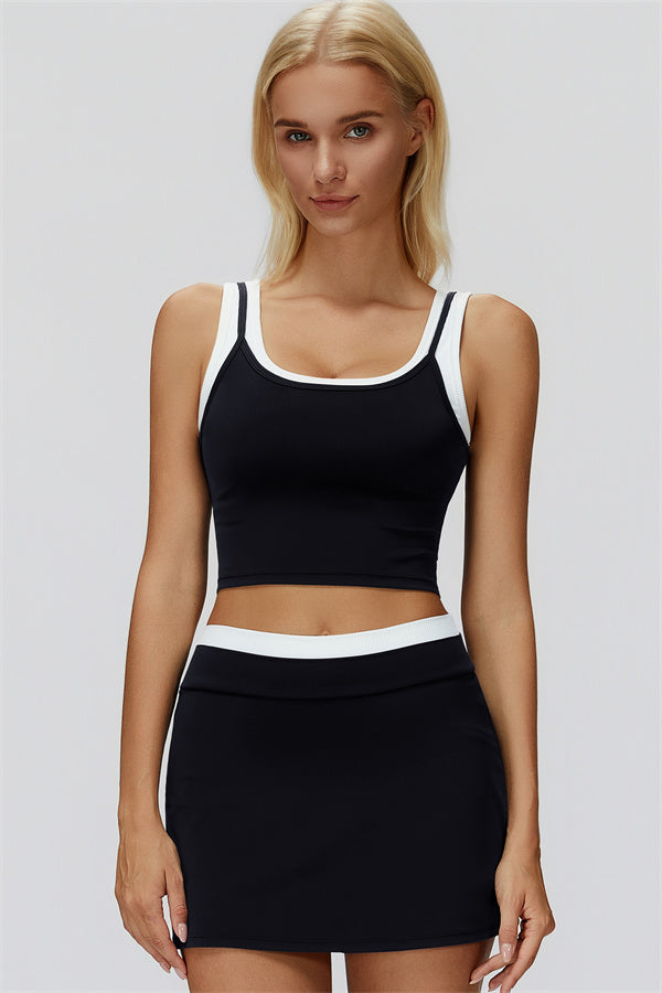 The Canyon Crop Tank Skirt 2-Piece Set