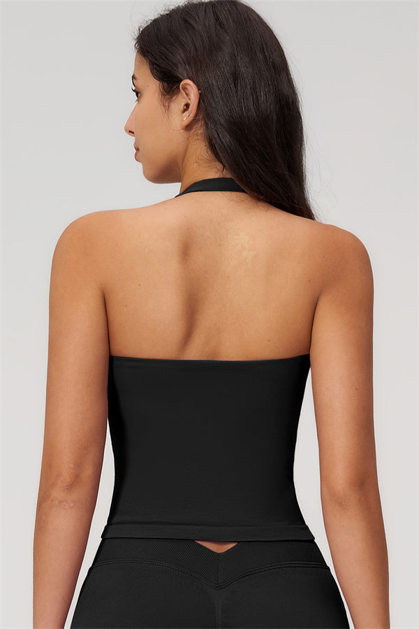 The Empower Halter Crop Top