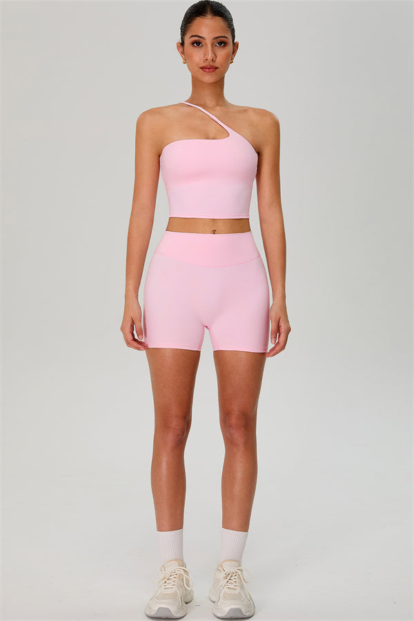 The Jewel One-Shoulder Crop Top