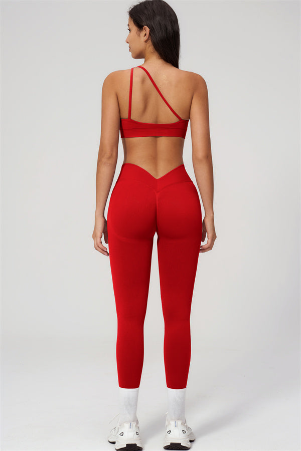 The Empower One-Shoulder Sports Bra