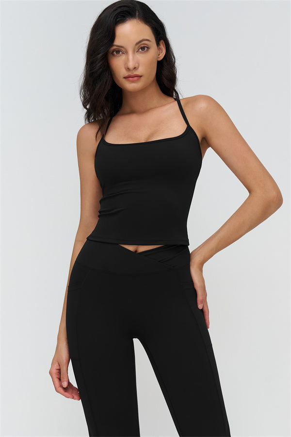 The BoldFit Crop Top Flared Leggings 2-Piece Set