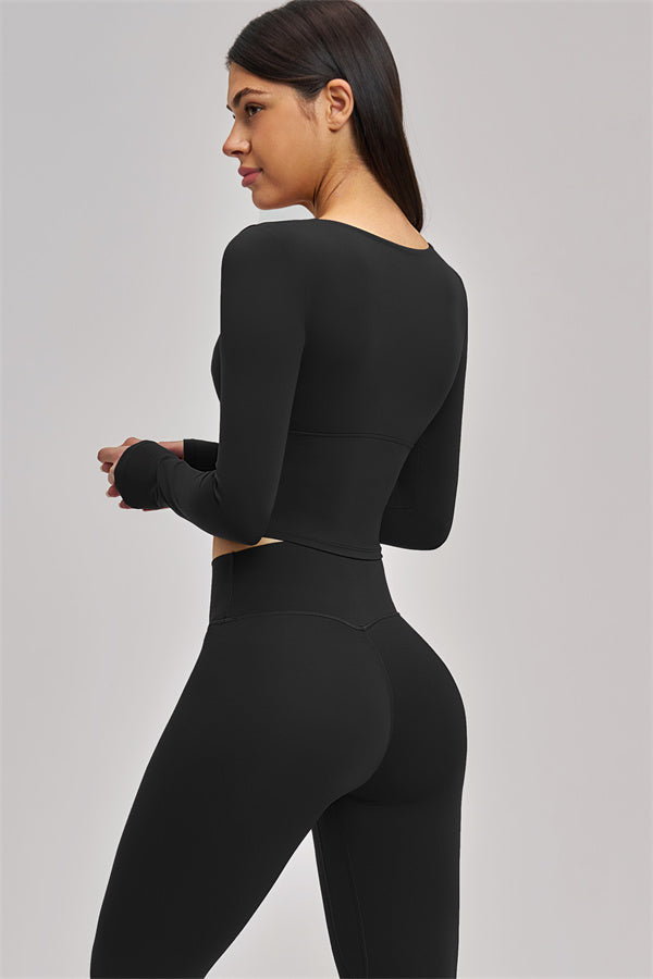 The Swoon Long Sleeve Crop top