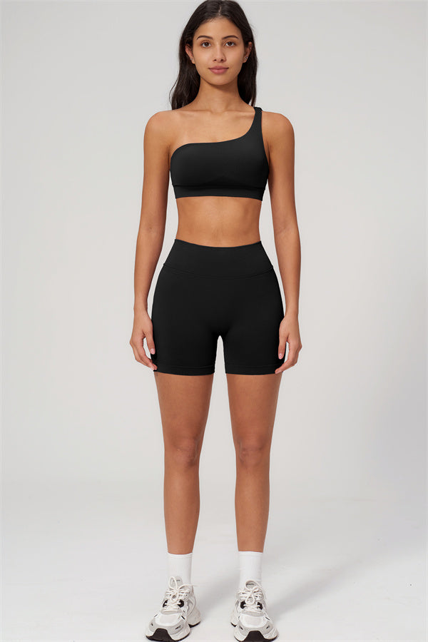 The Empower One-Shoulder Sports Bra