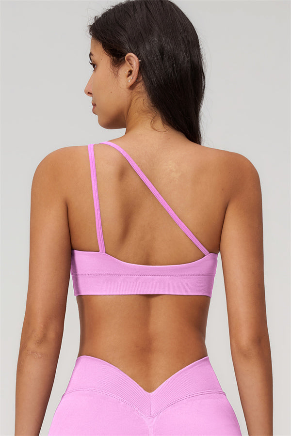 The Empower One-Shoulder Sports Bra