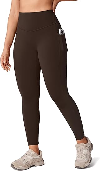 No Front Seam High Waisted Workout Leggings for Women – Buttery Soft Yoga Pants, Gym Athletic Tights