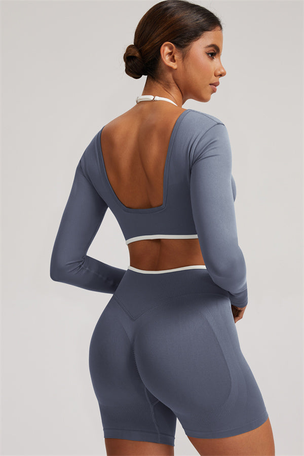 The Elevate New Long Sleeve Crop top