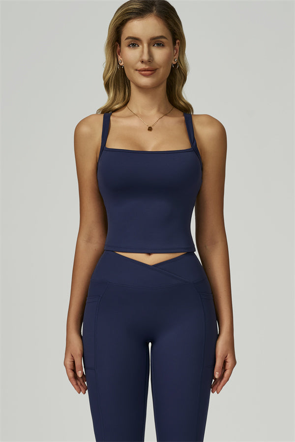 The Flourish Crop Tank Leggings 2-Piece Set