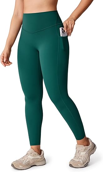 No Front Seam High Waisted Workout Leggings for Women – Buttery Soft Yoga Pants, Gym Athletic Tights