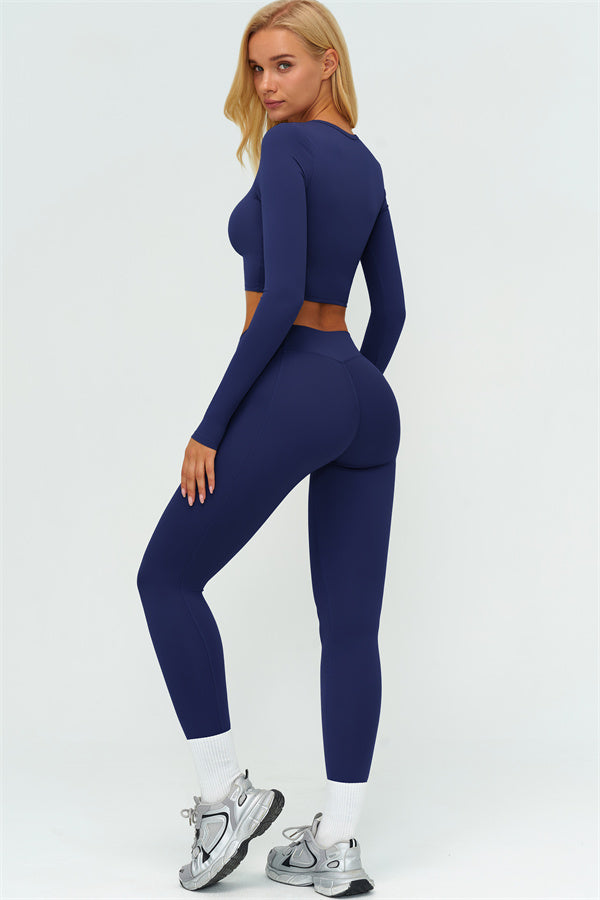 The Lushness Long Sleeve Crop top