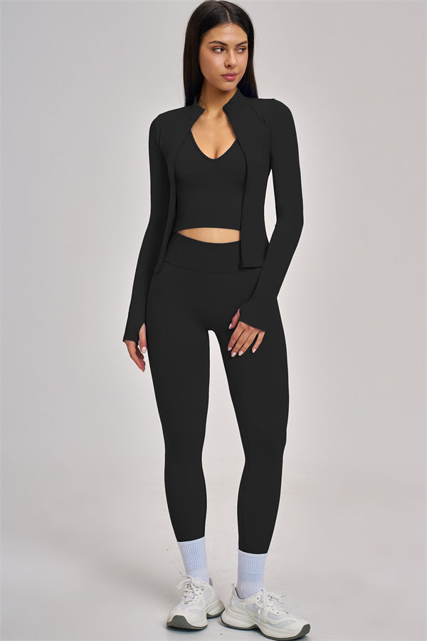 The Vision Jacket Tank Top Leggings 3-Piece Set