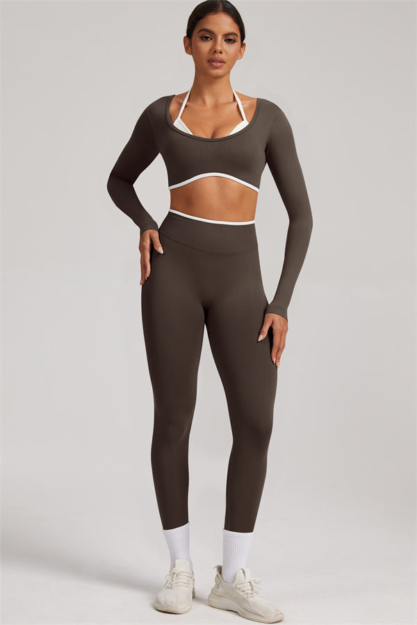 The Elevate Long Sleeve Crop top