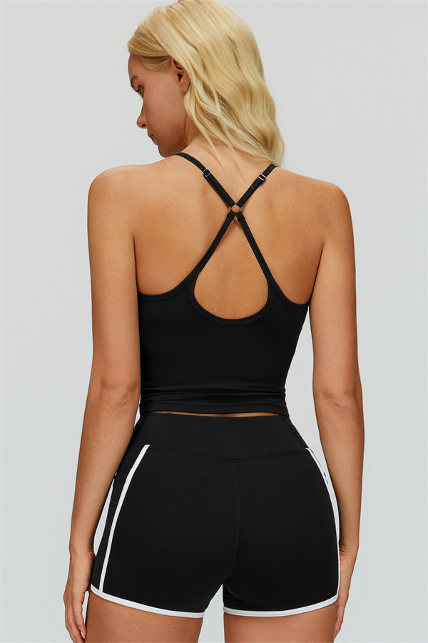 The Whisper Crop Top Shorts 2-Piece Set