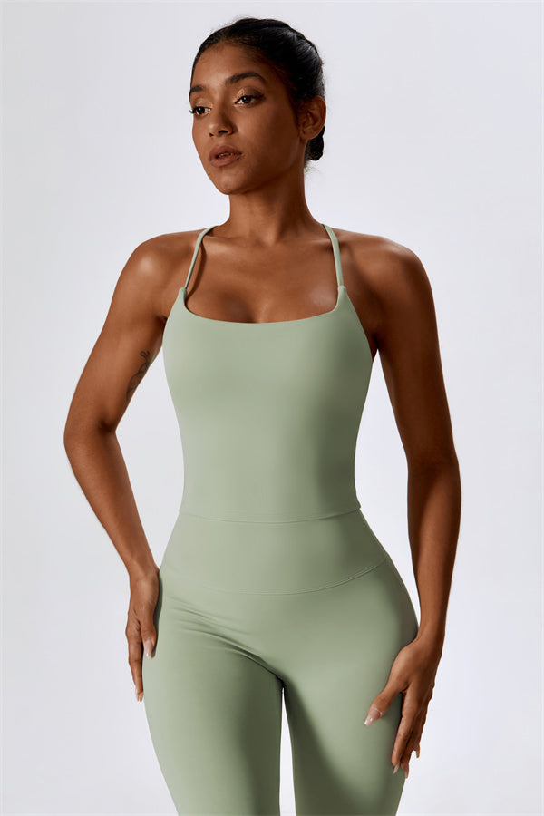 The Lily Belle Sports Bra Flared Leggings 2-Piece Set