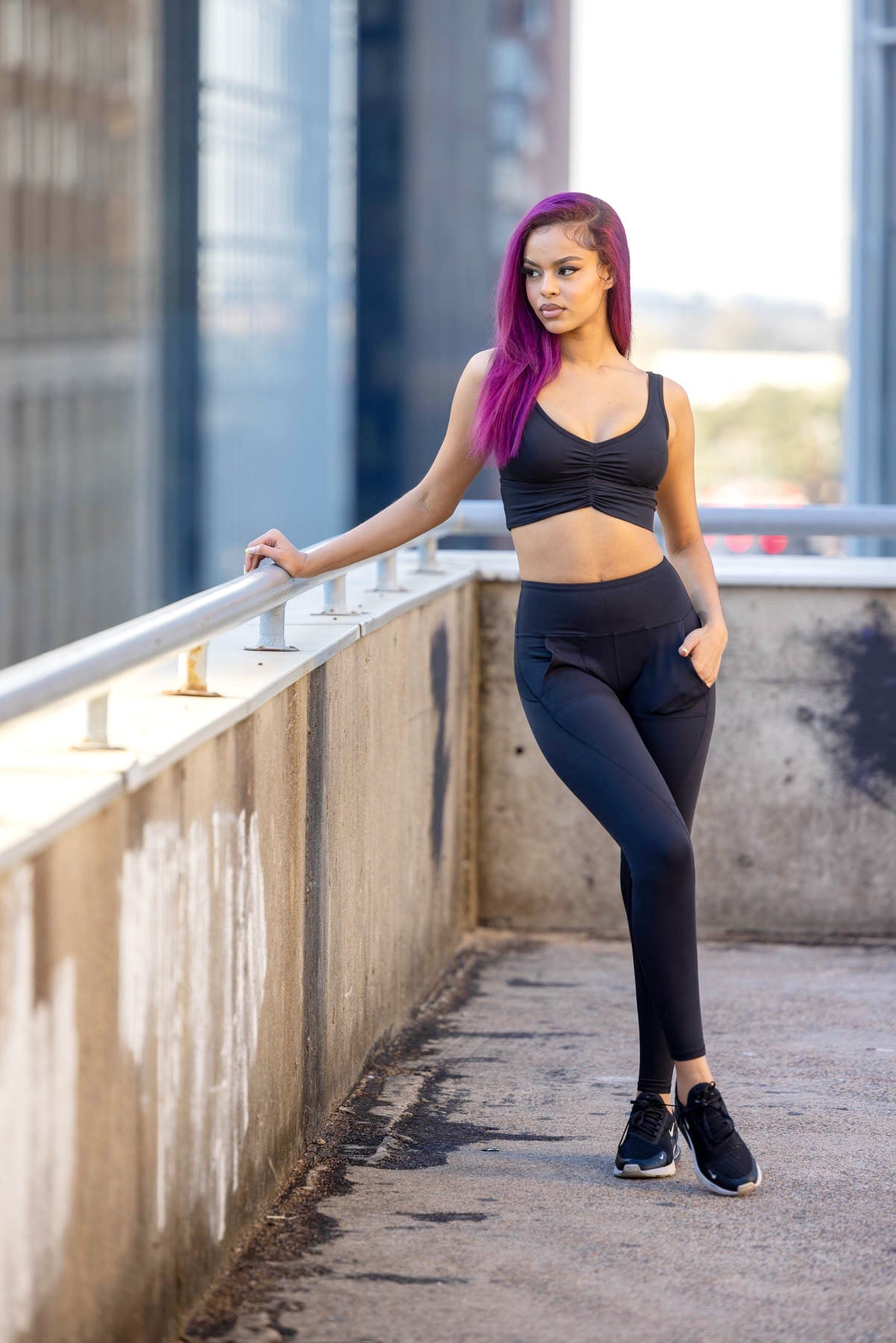 Ruched Legging Set