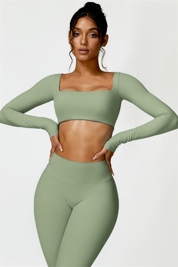 Olivia Crop Top Leggings 2-Piece Set