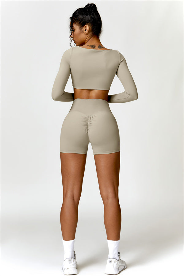 Olivia Crop Top Shorts 2-Piece Set