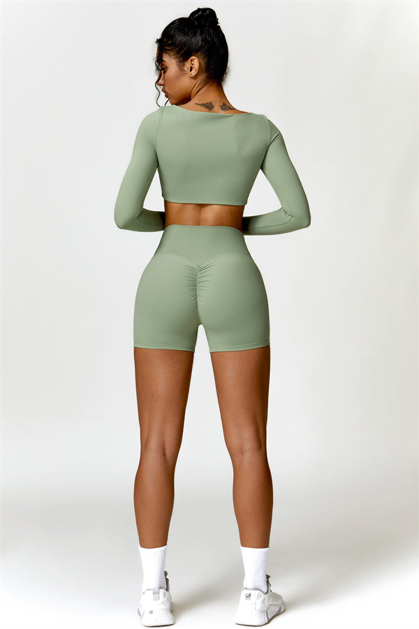 Olivia Crop Top Shorts 2-Piece Set