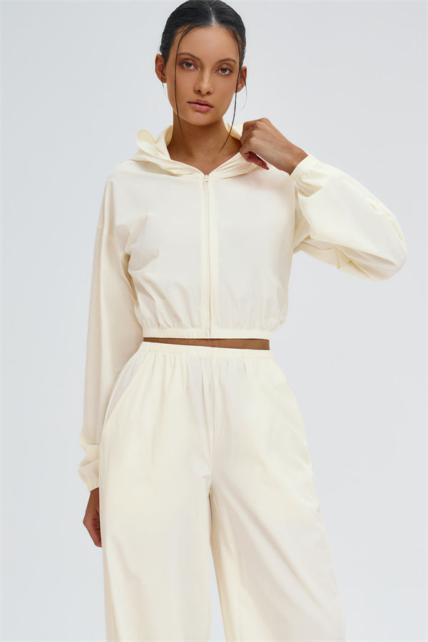 The Svelte UV protection Crop Hoodie